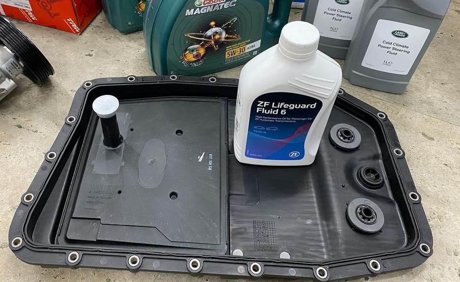 масло ZF и поддон АКПП Рендж Ровер