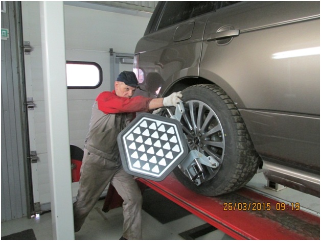 сход развал рендж ровер